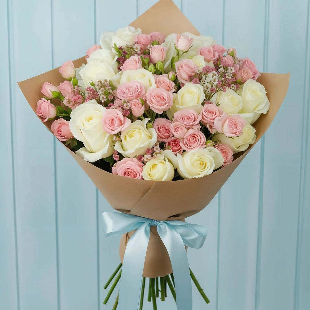 Букет цветов из: Розы в Анадыри