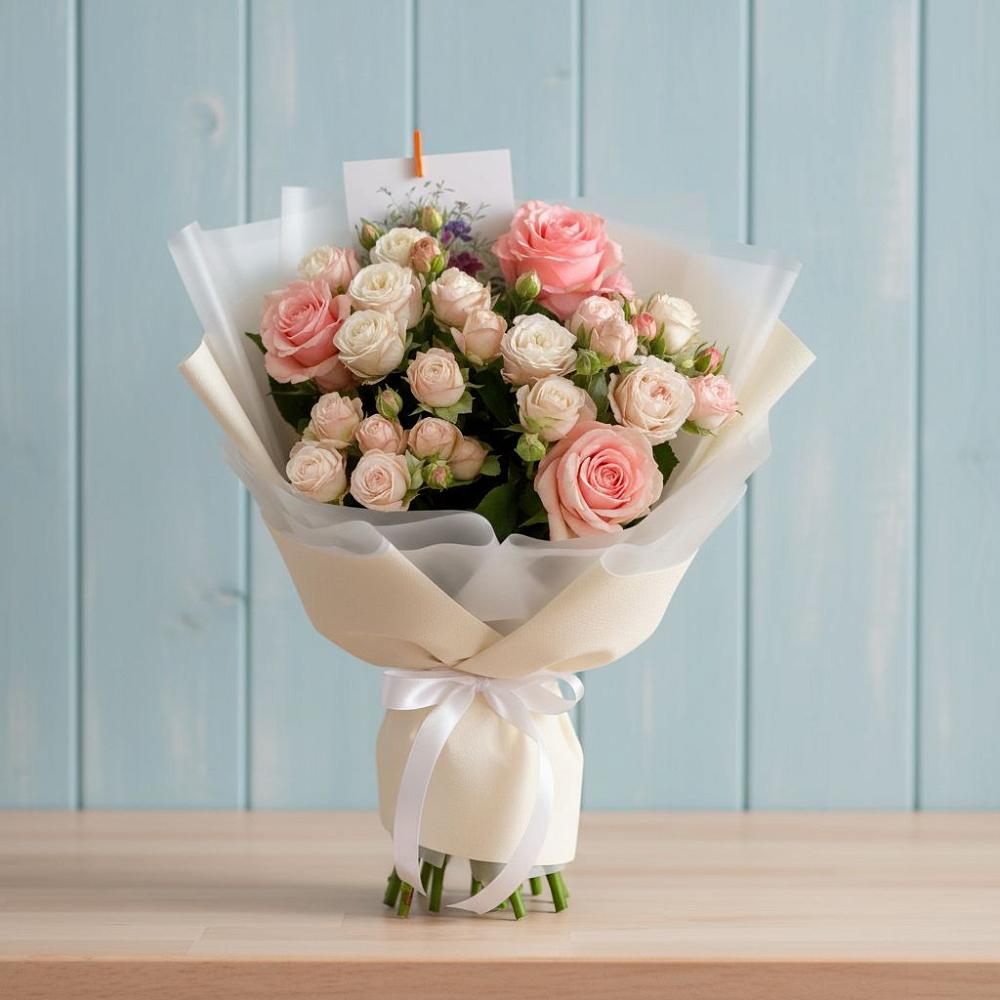 Букет цветов из: Розы в Анадыри