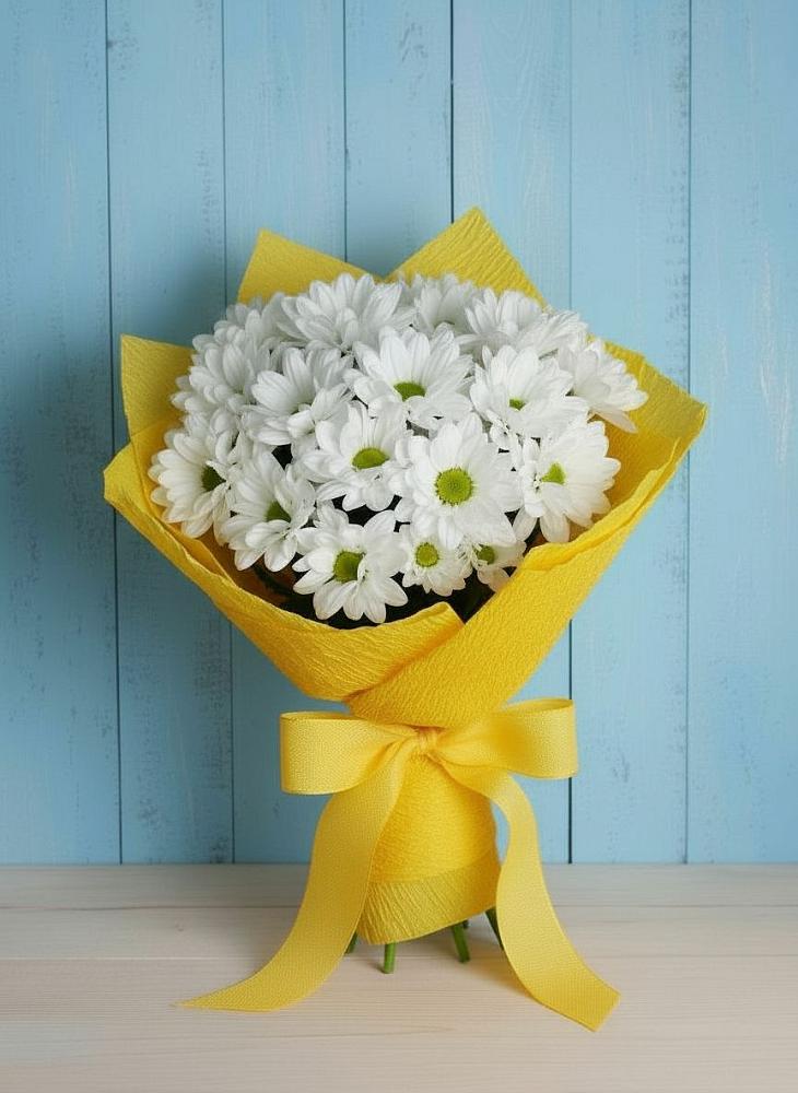 Букет цветов из: Хризантемы в Анадыри